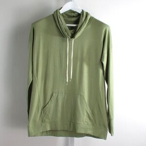 Southern Tide Womens Olive Green Cowl Neck Pullover Hoodie‎ Medium M